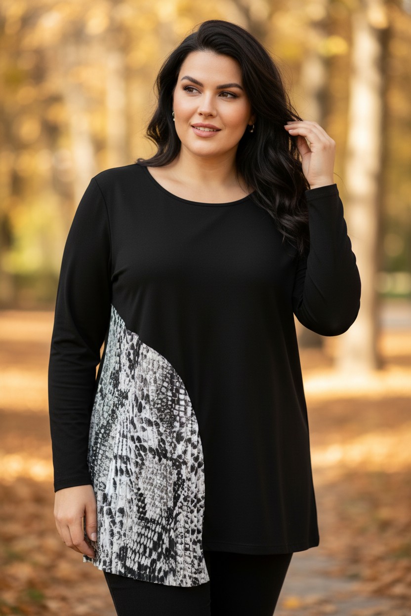 Μπλούζα Jersei με print Λεπτομέρειες