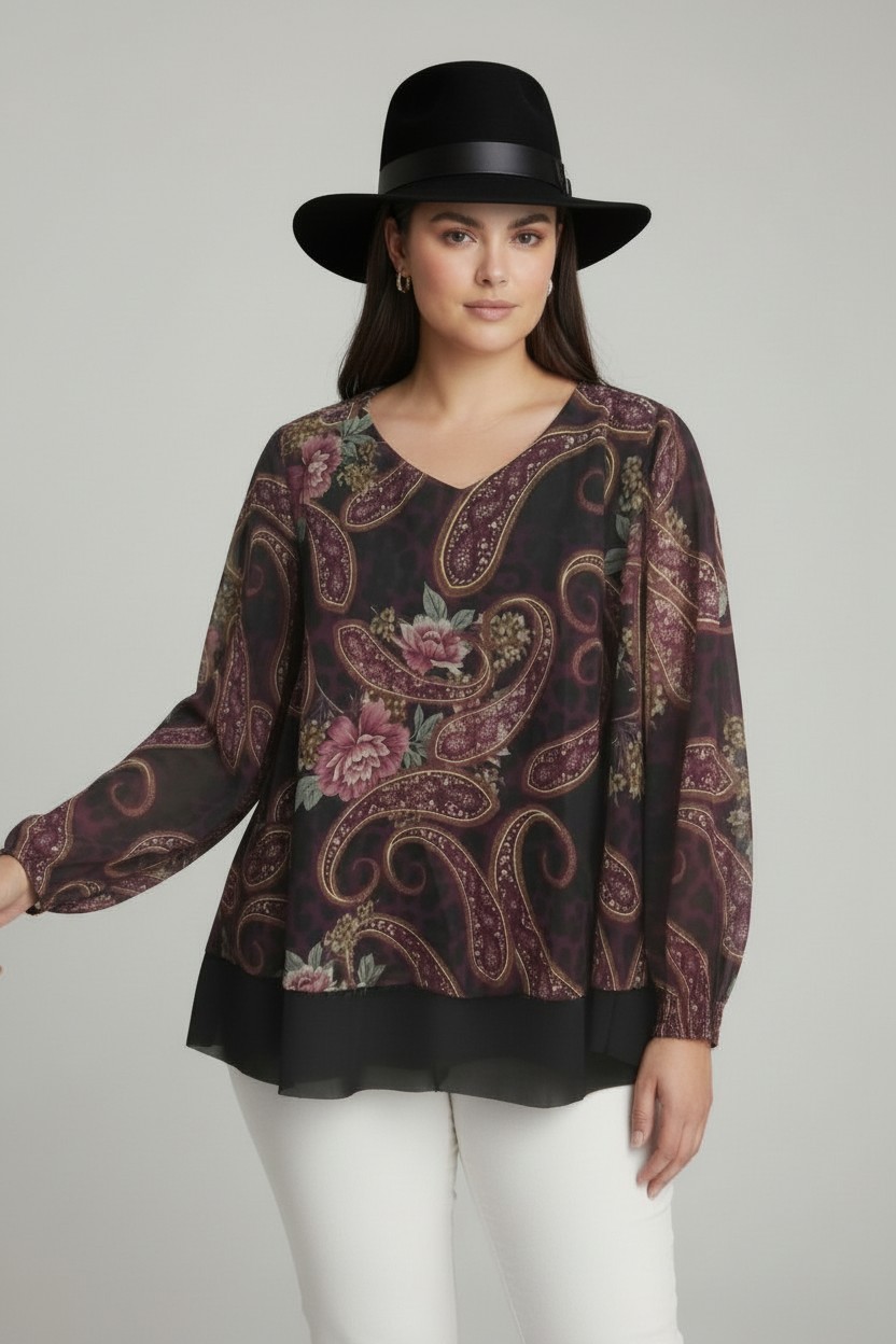 Μπλούζα εμπριμέ