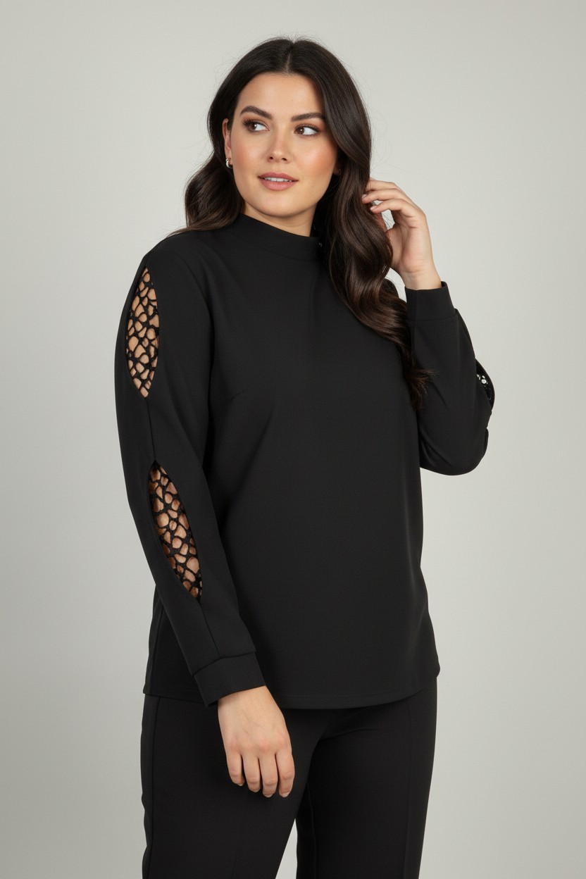 Μπλούζα με διαφάνειες