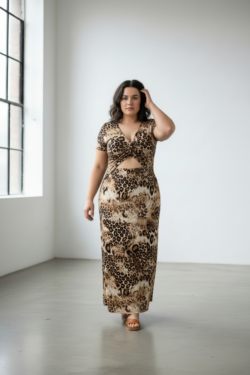 Φόρεμα animal print